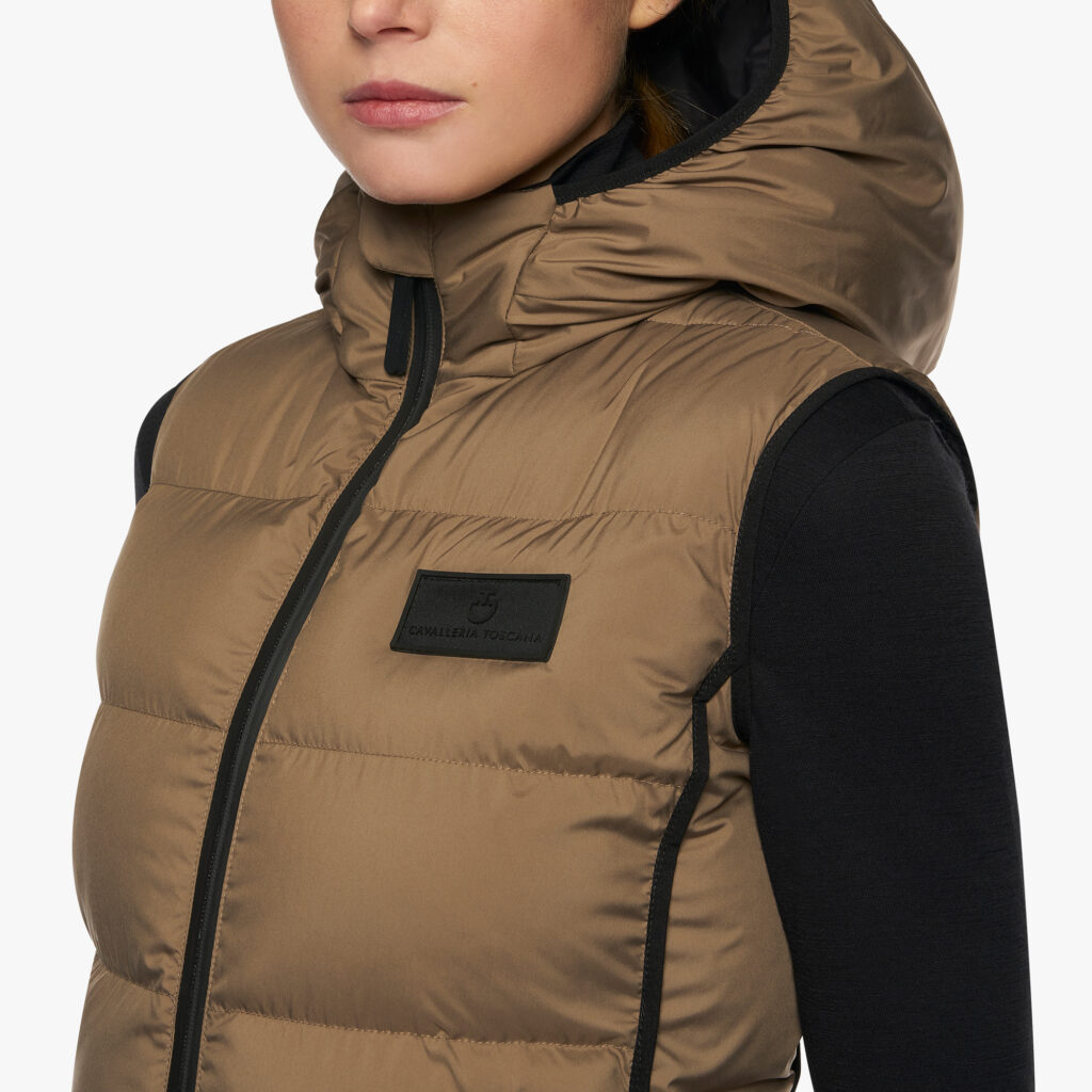 Cavalleria Toscana Women's Gilet With Detachable Hood - Trona Equestrian