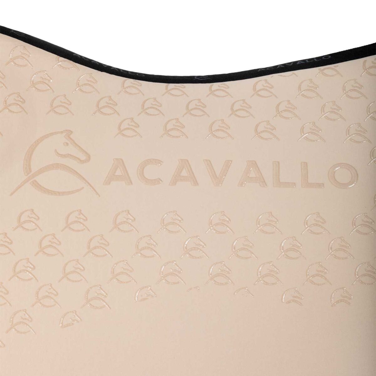 ACAVALLO SADDLE PAD DS CW-CS ELASTANE & BAMBOO SILICONE GRIP Beige - Image 3