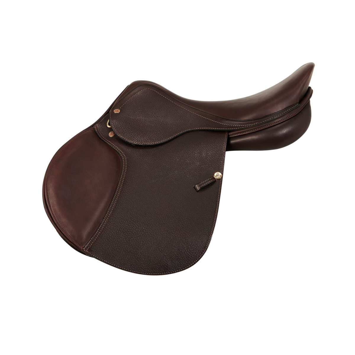 ACAVALLO ROMA JUMPING SADDLE WOODEN TREE HAMMERED LEATHER - Image 3