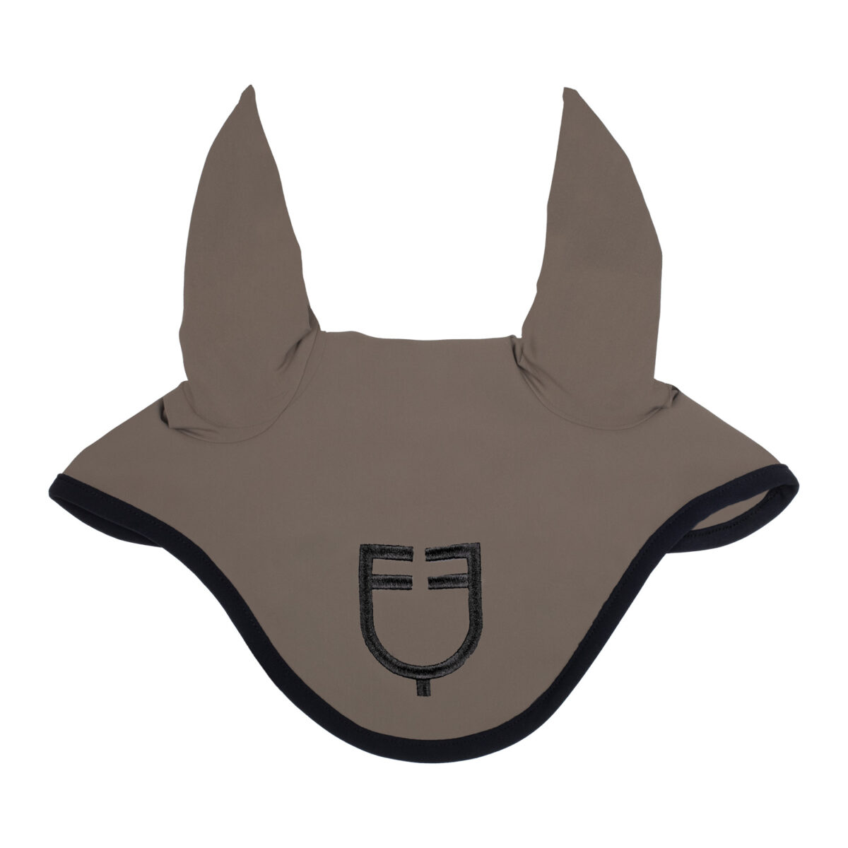 EQUESTRO BLACK LINE EDITION FLY VEIL IN STRETCH MATERIAL_WALNUT