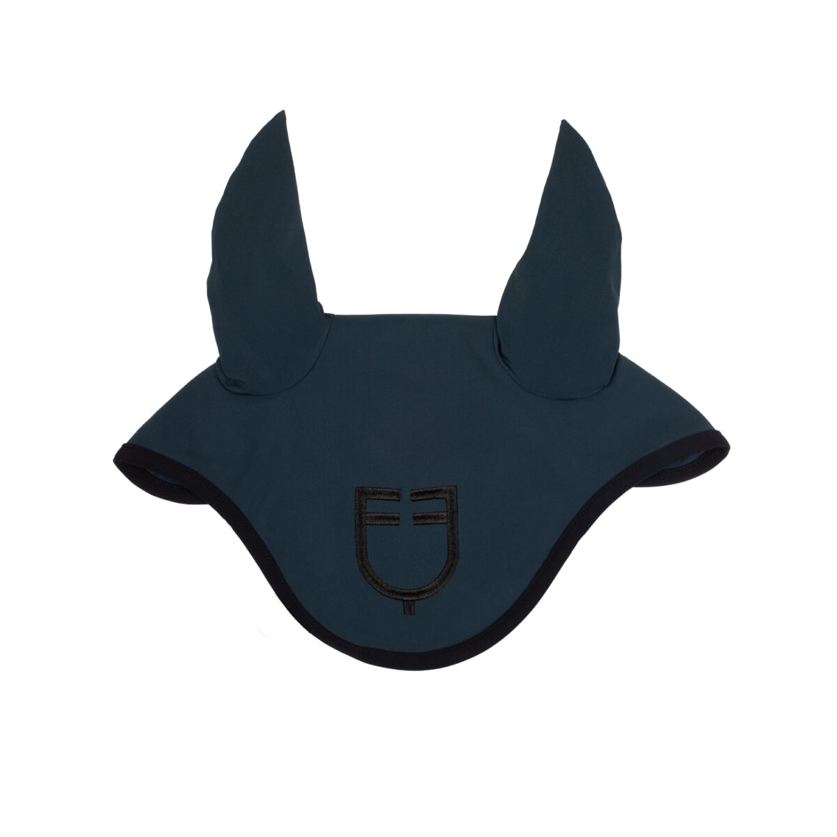 EQUESTRO BLACK LINE EDITION FLY VEIL IN STRETCH MATERIAL_ NAVY