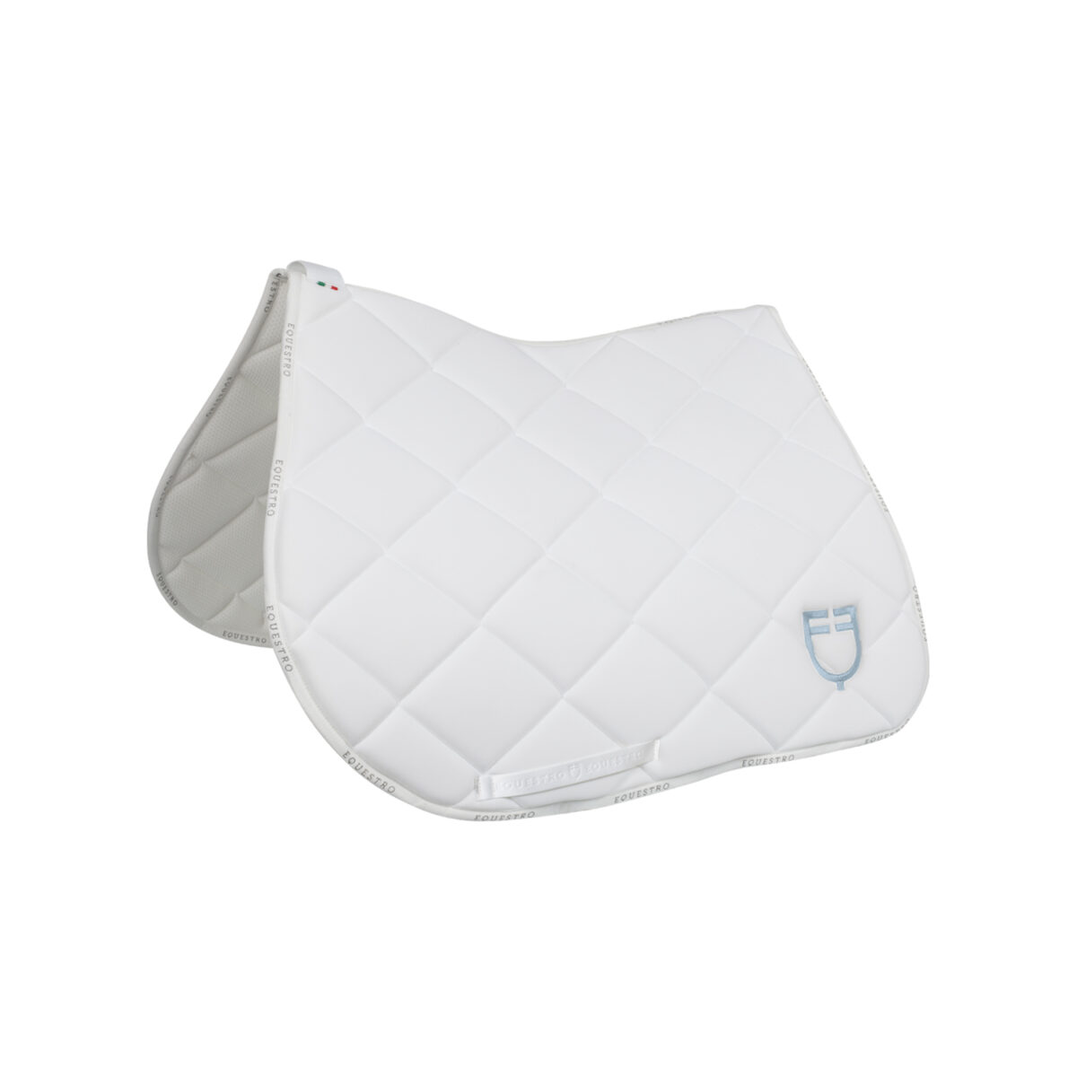 EQUESTRO JUMPING SADDLE PAD WITH Baby Blue LOGO
