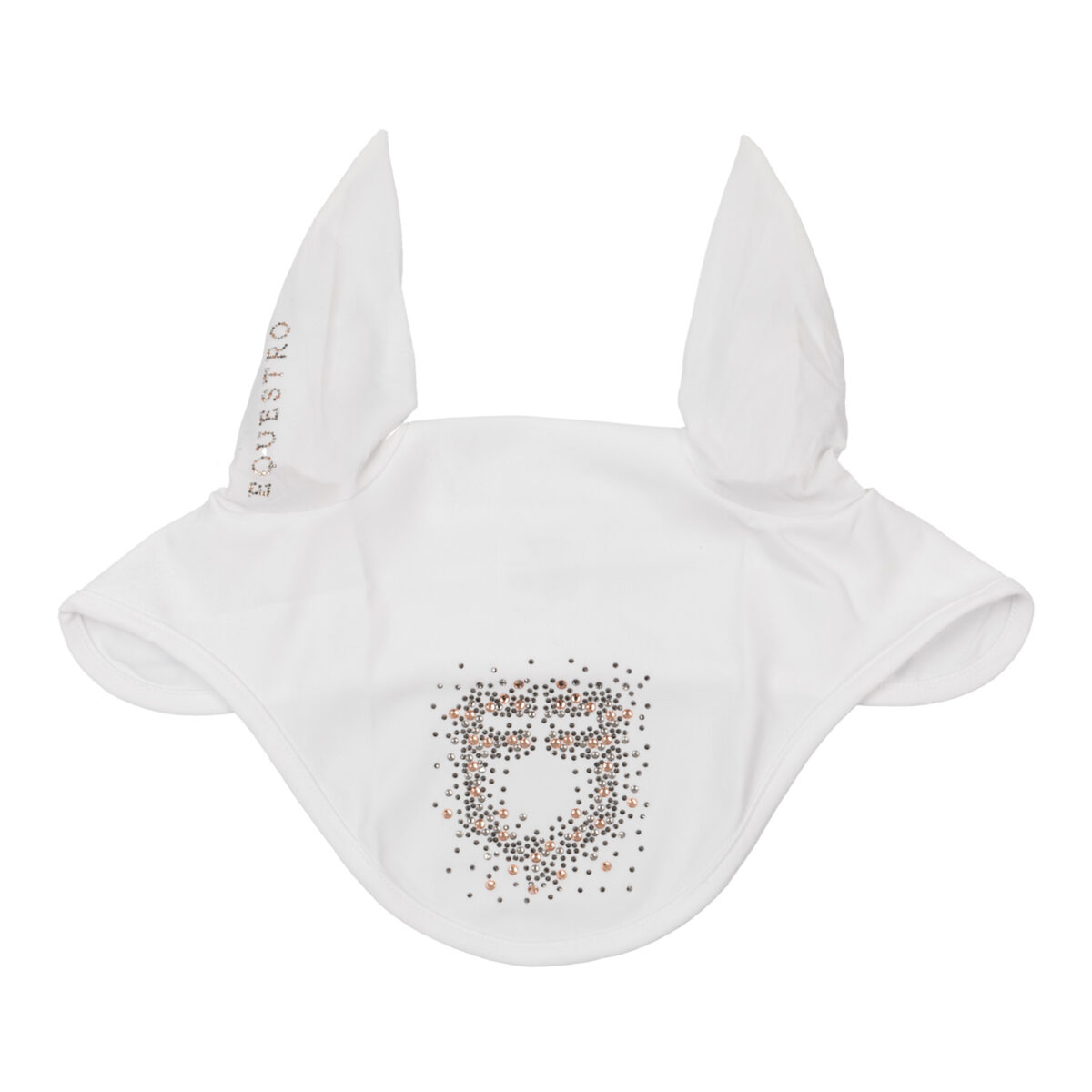 EQUESTRO BLACK LINE EDITION FLY VEIL IN STRETCH MATERIAL_White