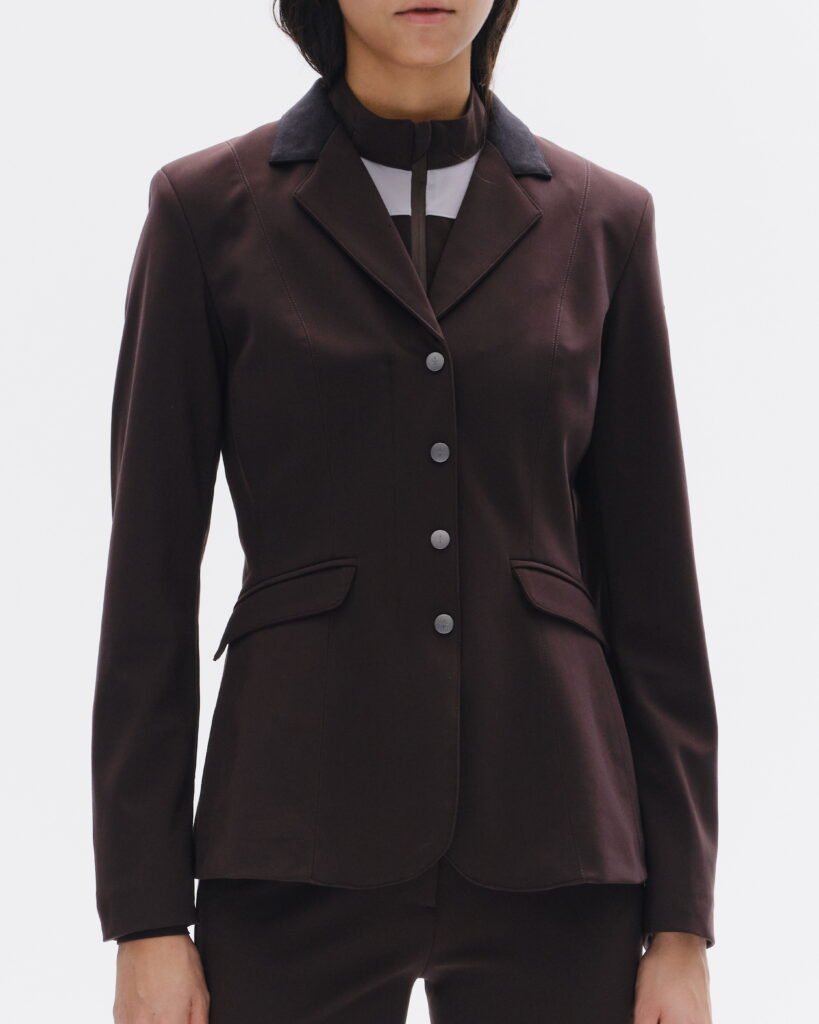 Light Riding Jacket Trolle Project Light Tech Class Riding Jacket - Brown - Trona Equestrian