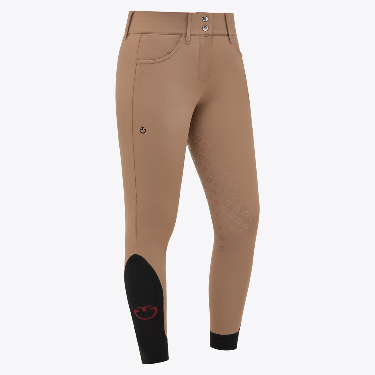 CT Motif Print Jumping Riding Breeches Brown